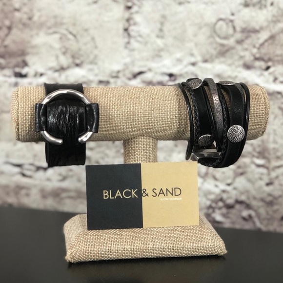 New French-design multi wrap leather bracelet - Picture 5 of 5